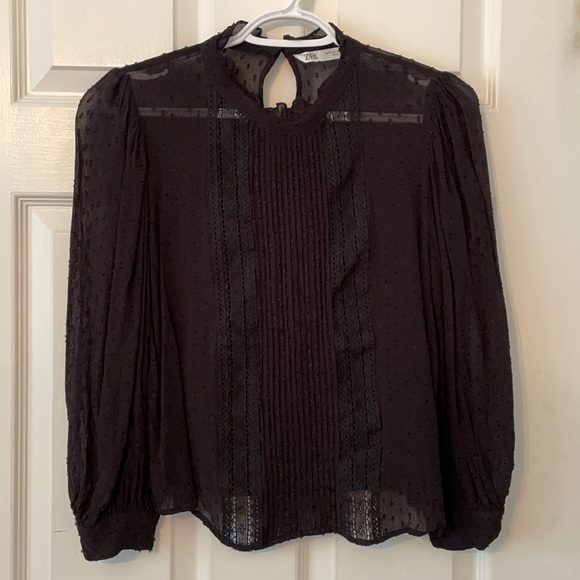Zara Sheer Blouse - Picture 1 of 5